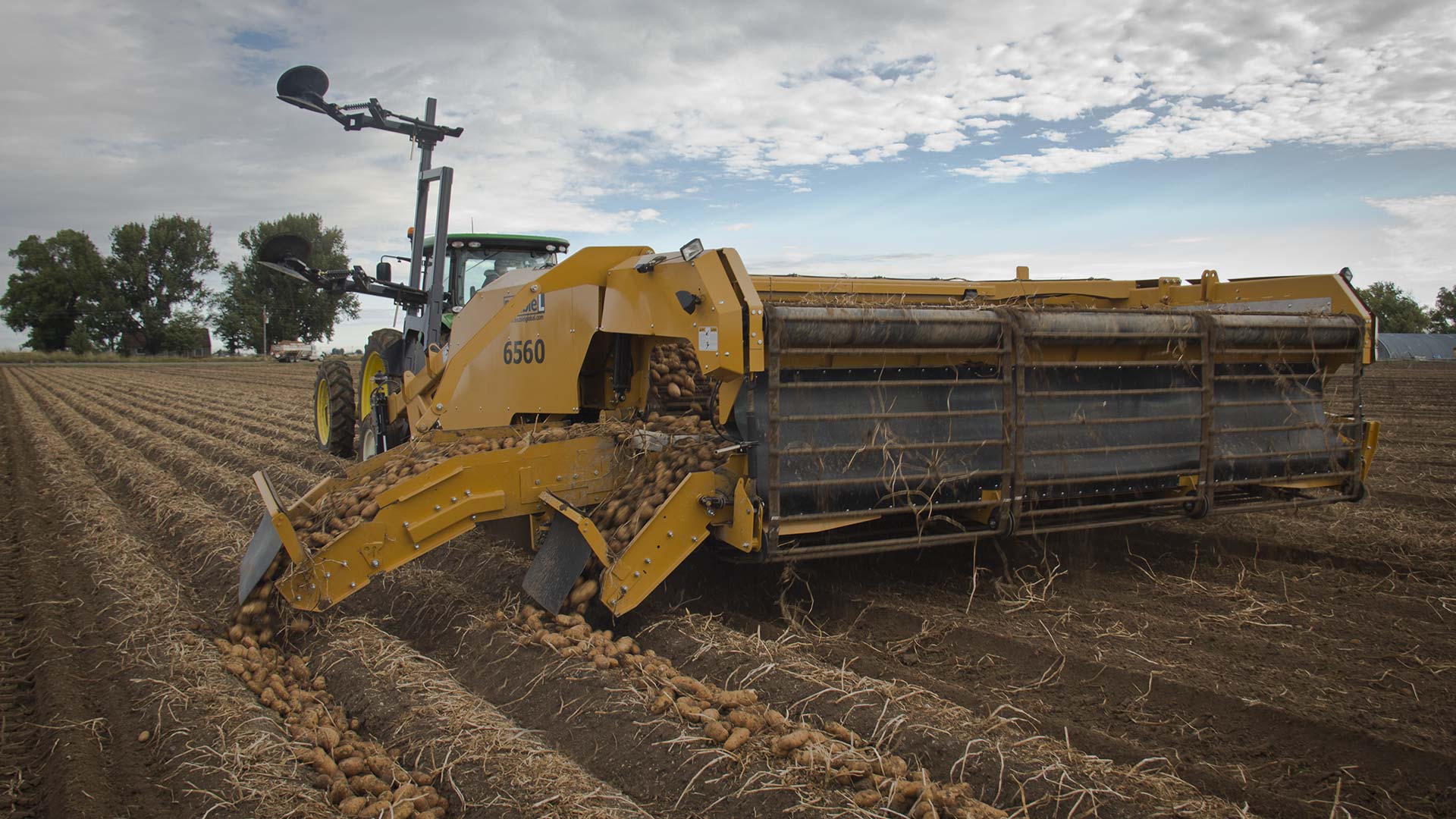 6500 Series Windrowers Fast, HighCapacity Potato Harvesting Machines