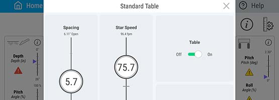 Table Speed Control