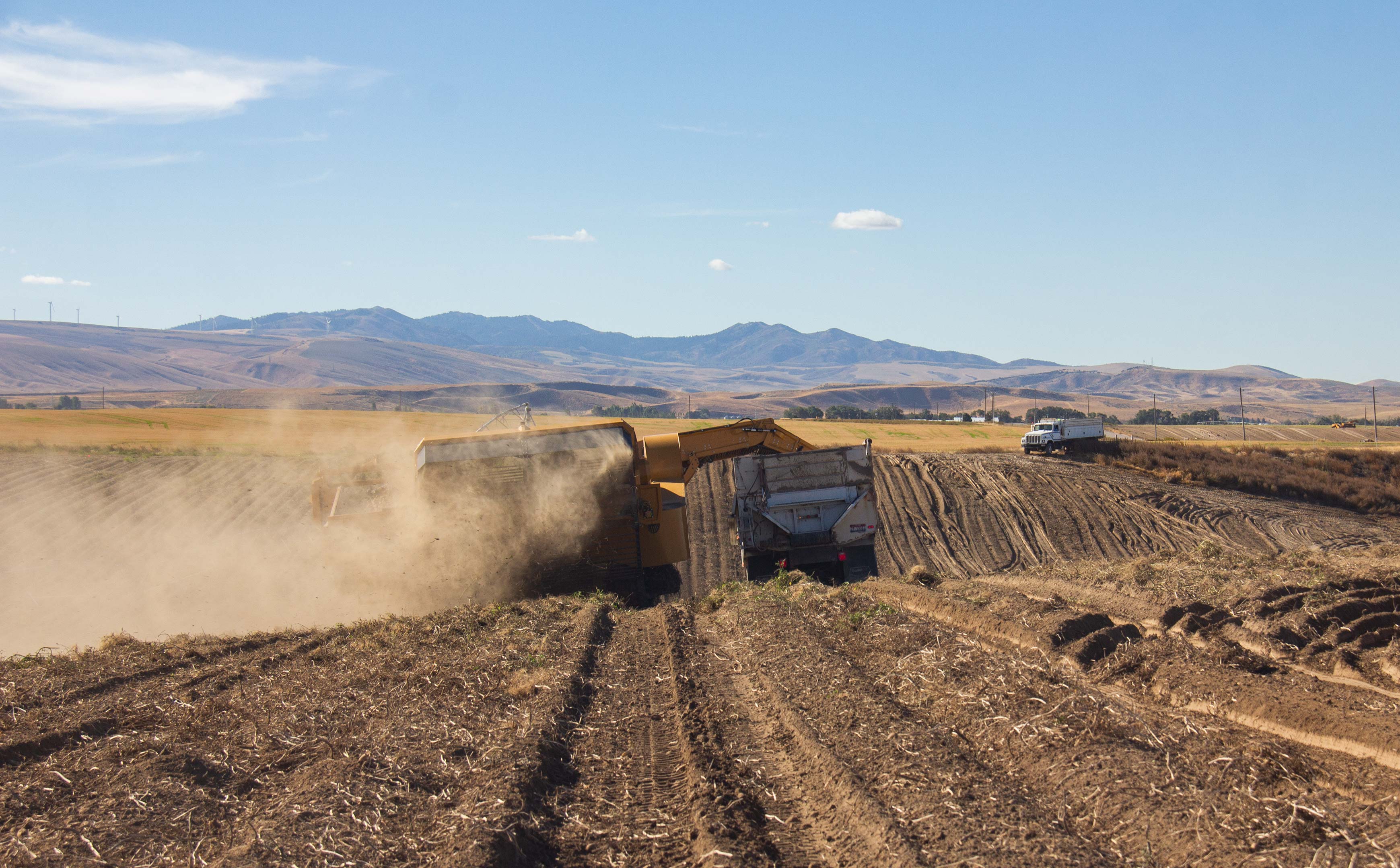 Rear view of the 7340 Harvester